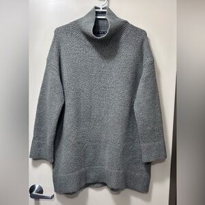 Zara Gray Cowl Neck Sweater